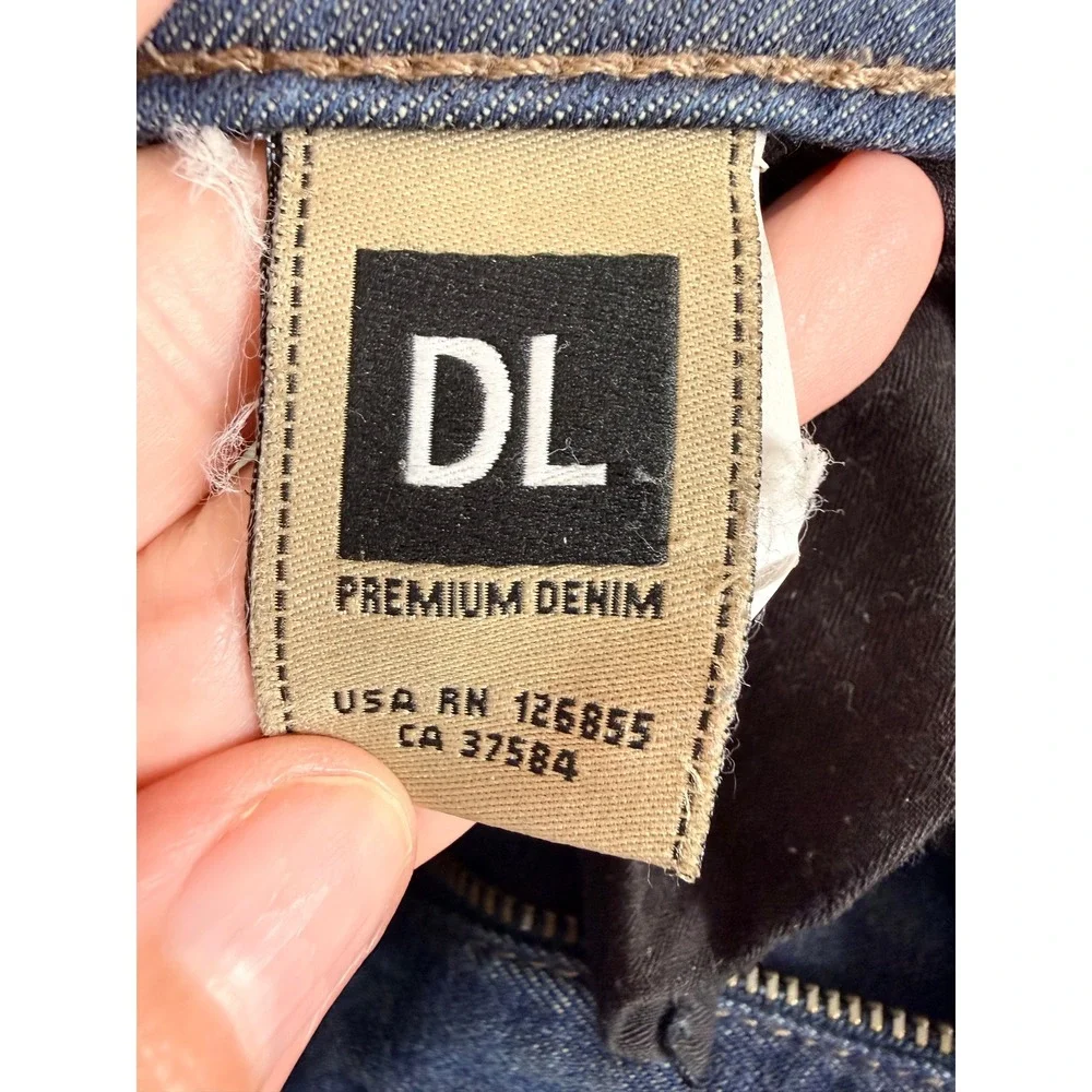 DL1961 Premium Denim‎ Skinny Jeans Medium Wash Blue 28 Mid Rise Stretch Slim Fit